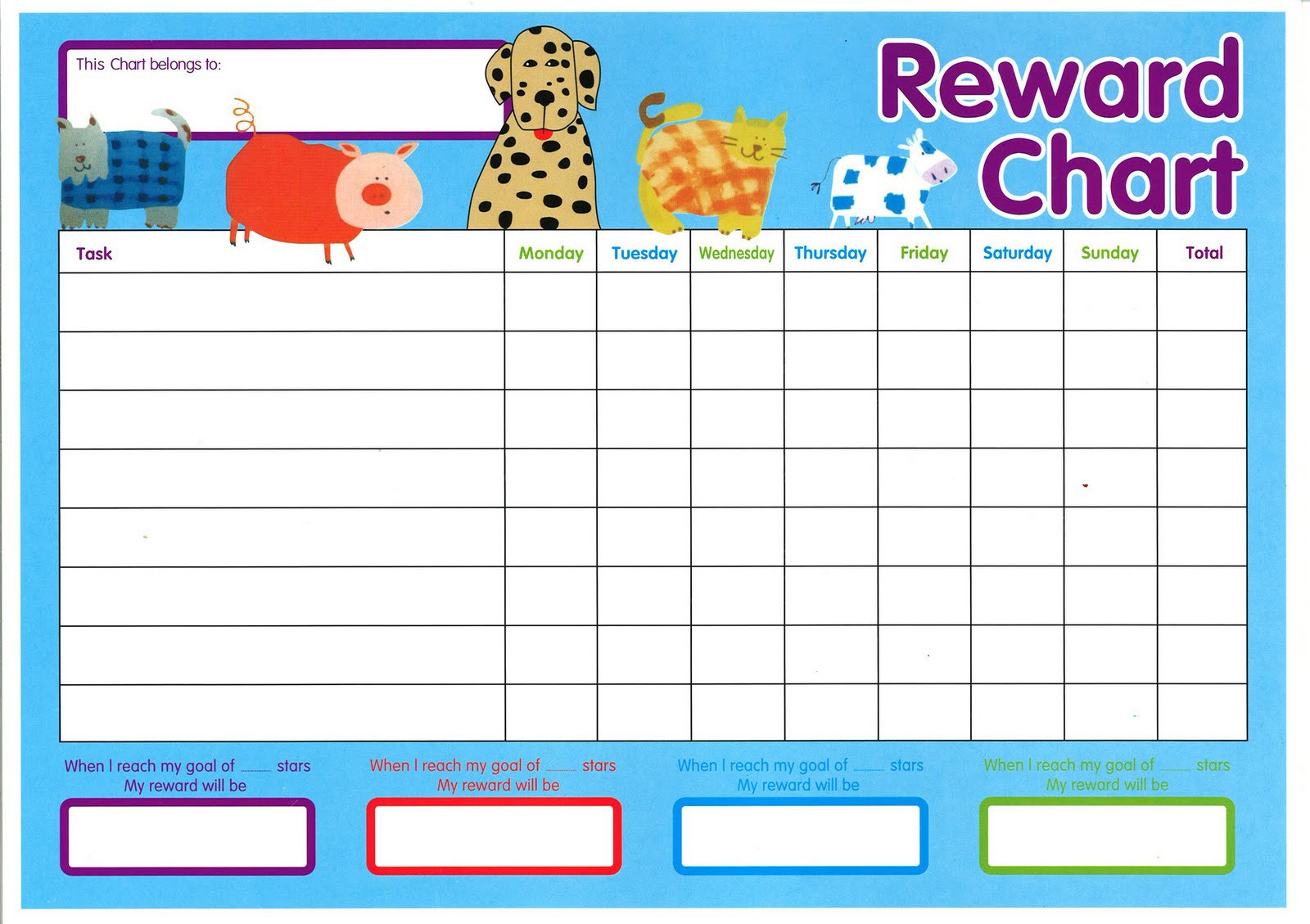 Rewards For Sticker Charts